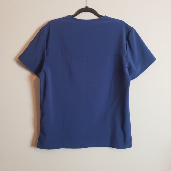 Dickies Men's Navy Blue EDS Essentials V-Neck Scrub Top Small - Picture 7 of 8